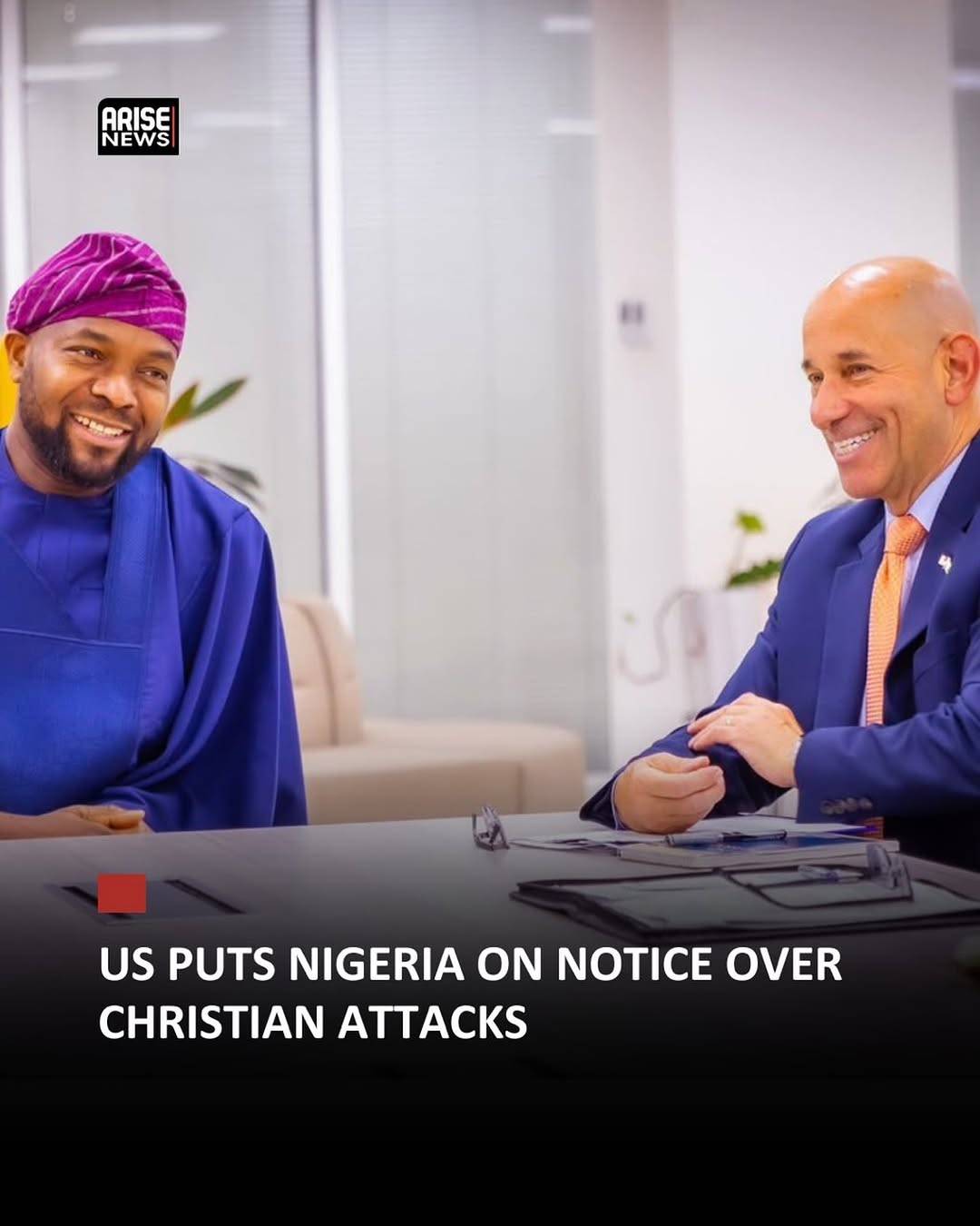The United States has urged Nigeria to intensify efforts to protect Christian communities from attac...