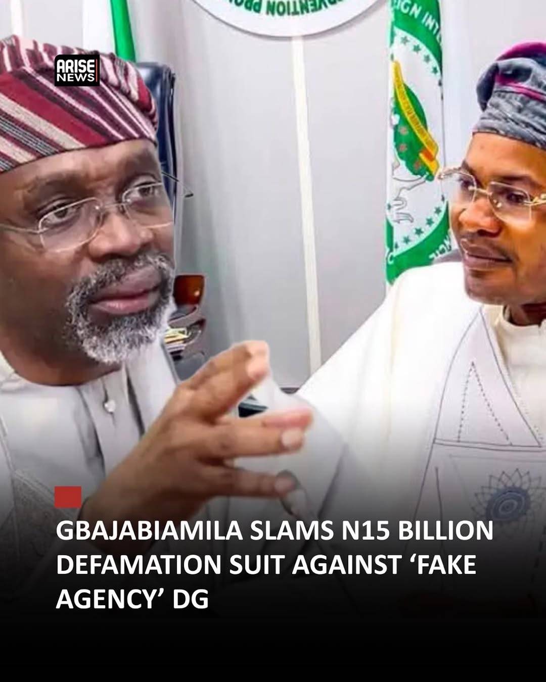 Chief of Staff to the President, Femi Gbajabiamila, has filed a ₦15 billion defamation suit against...