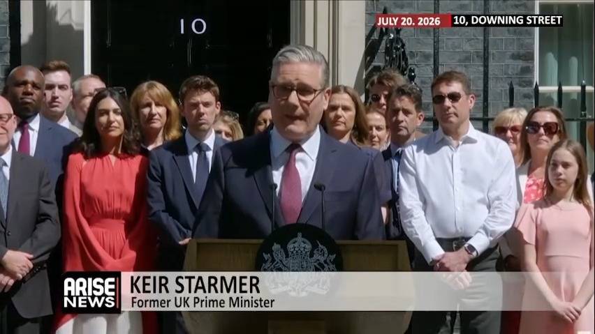 Starmer, 'I Go With a Smile' in Final Speech As PM, With Burnham Set To Meet King Charles