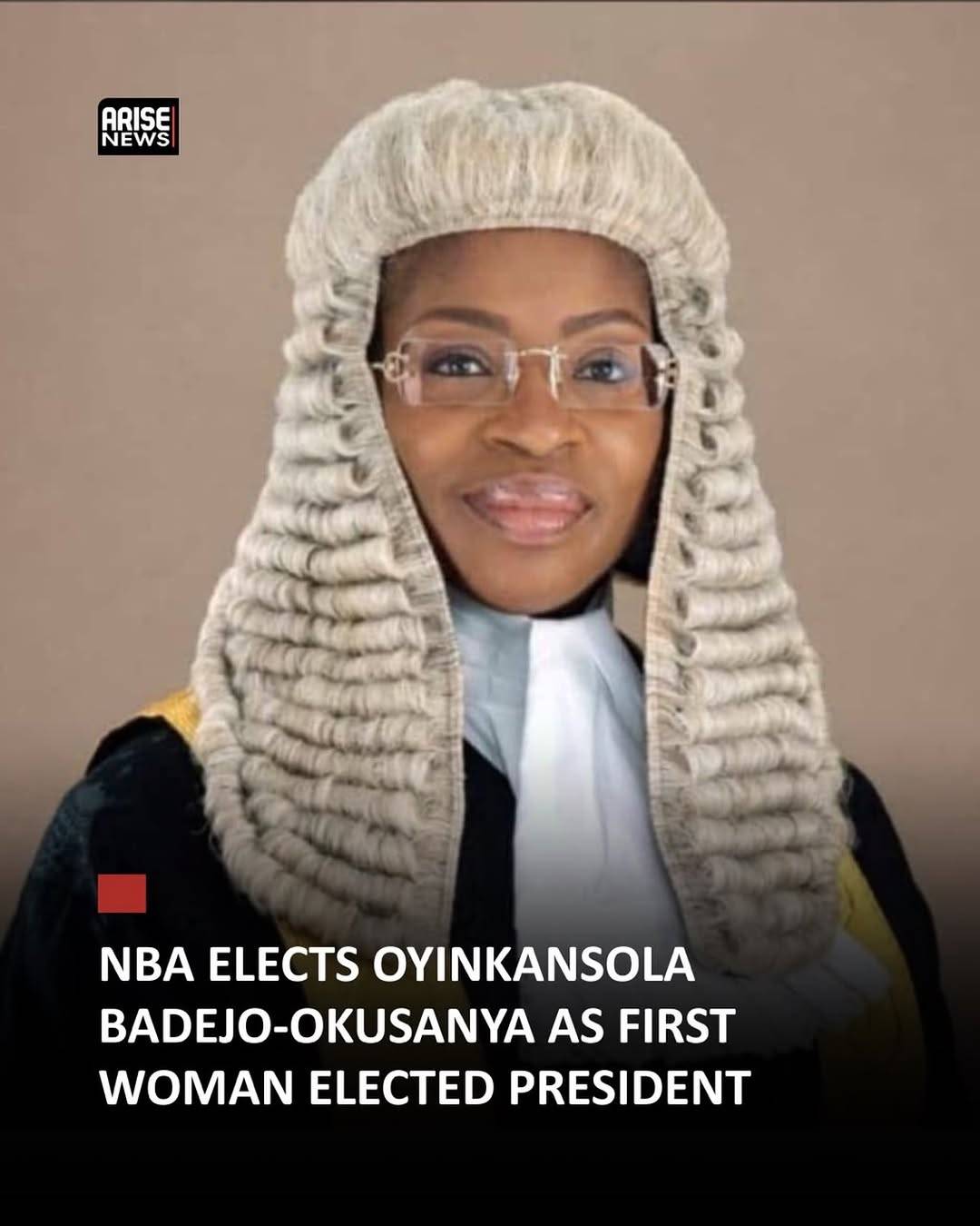 Mrs. Oyinkansola Badejo-Okusanya, SAN, has made history as the first woman elected President of the...