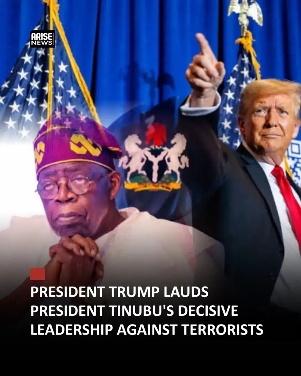 PRESIDENT TRUMP LAUDS PRESIDENT TINUBU'S DECISIVE LEADERSHIP AGAINST TERRORISTS
US President Donald...