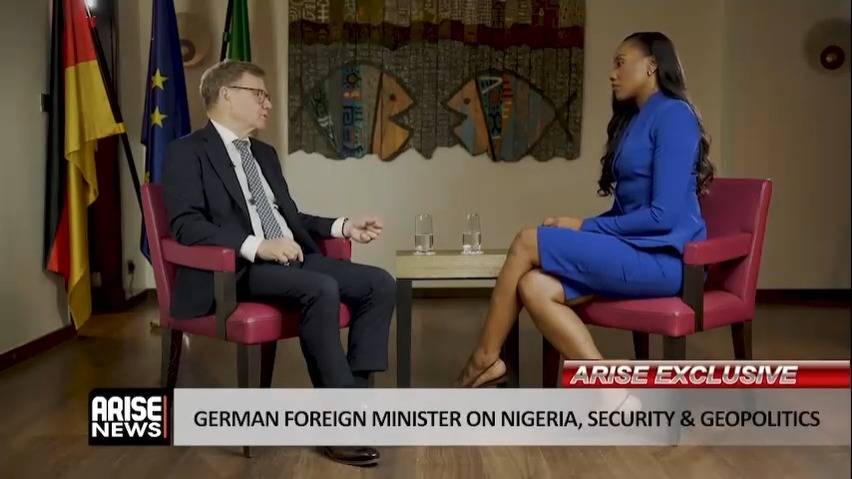 German Foreign Minister Seeks Security Partnership with Nigeria, Discusses Nigerians Immigrating to...