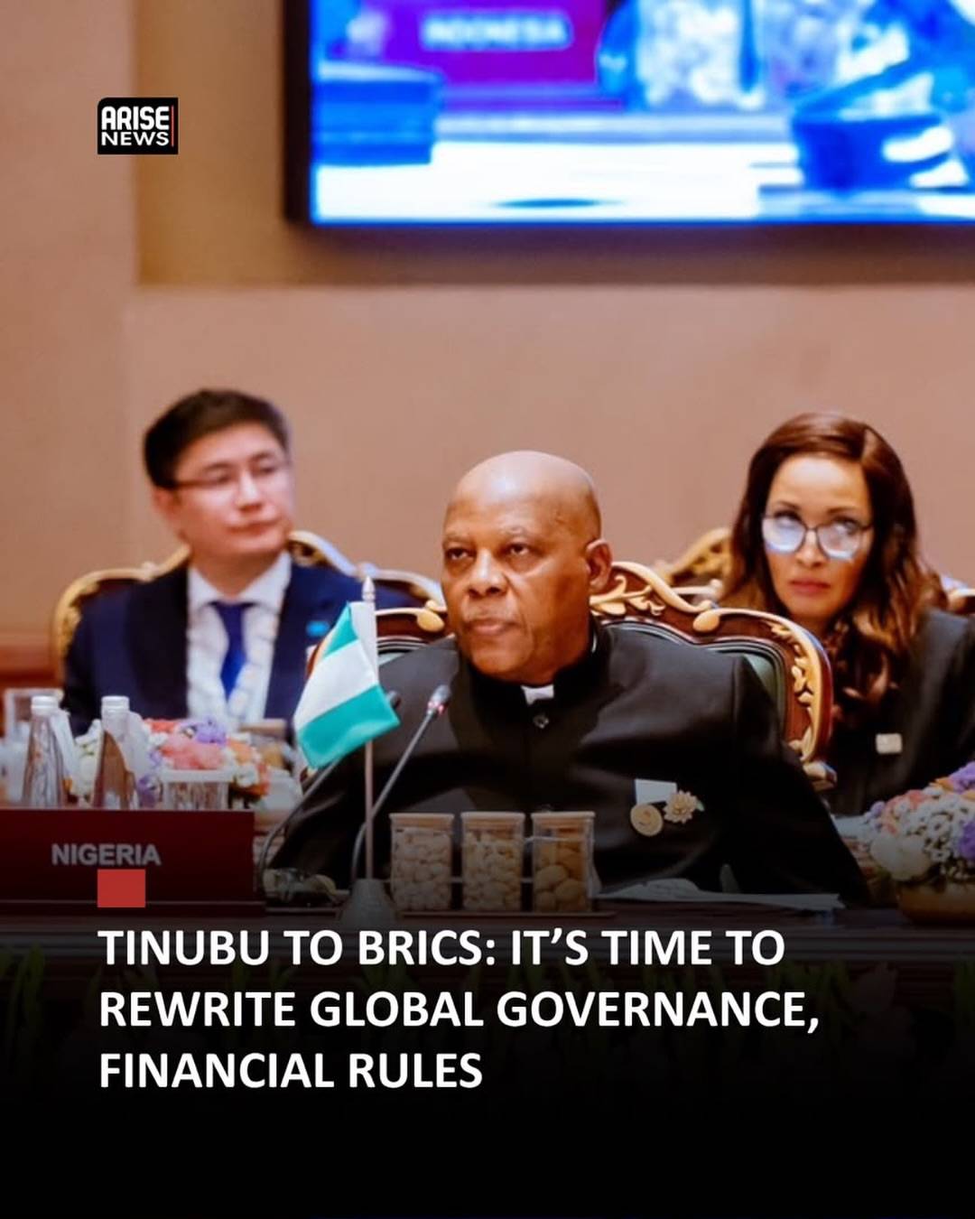 President Bola Tinubu has used the 2026 BRICS Summit in New Delhi to make a strong case for a more r...