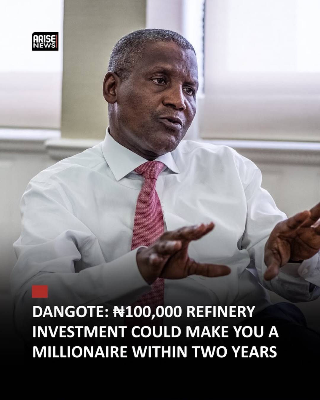 As the Dangote Petroleum Refinery’s landmark IPO opens, Africa’s richest man, Aliko Dangote, has urg...
