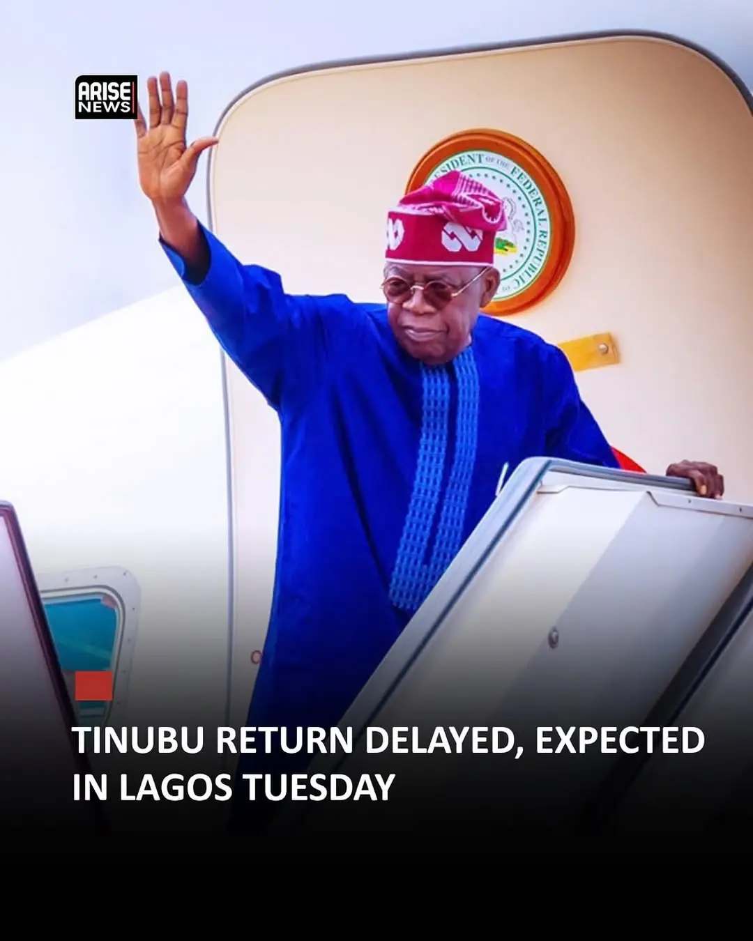 TINUBU RETURN DELAYED, EXPECTED IN LAGOS TUESDAY
President Bola Tinubu will not return to Nigeria t...