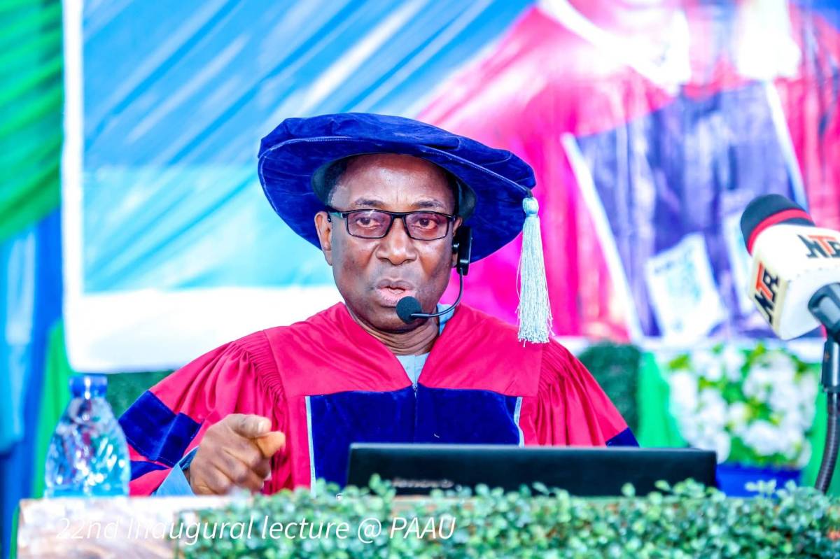 Varsity Don Calls for Faith-based National Rebirth, Ethical Leadership at Inaugural Lecture
https://...