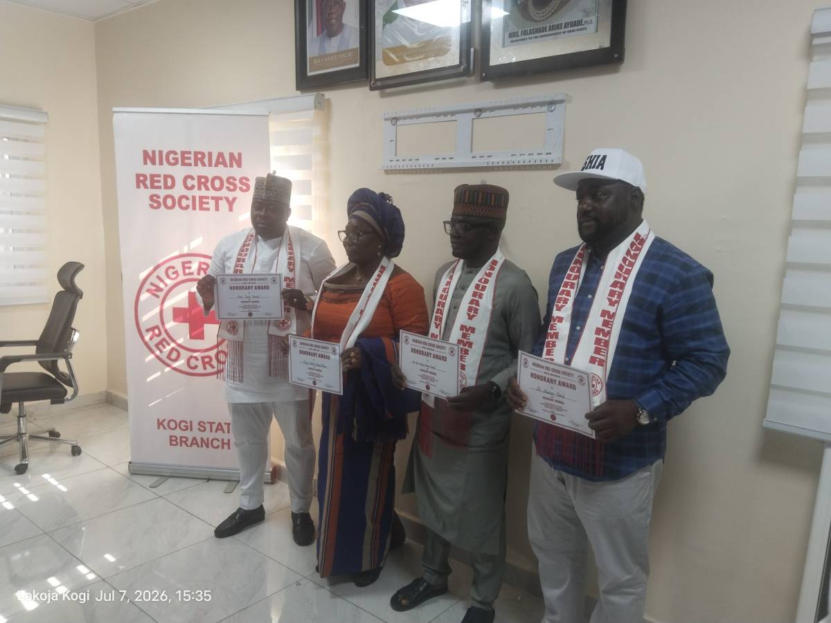 Red Cross 'Admits' Kogi Speaker, Others, Seeks Govt Support to Boost Humanitarian Response
https://c...
