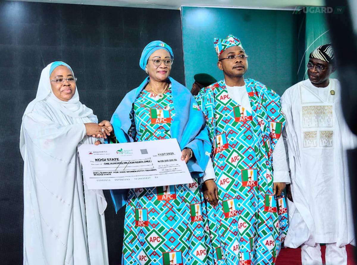 Oluremi Tinubu Unveils ₦100m Empowerment for 2,000 Kogi Petty Traders, Urges Nigerians to Harness Op...