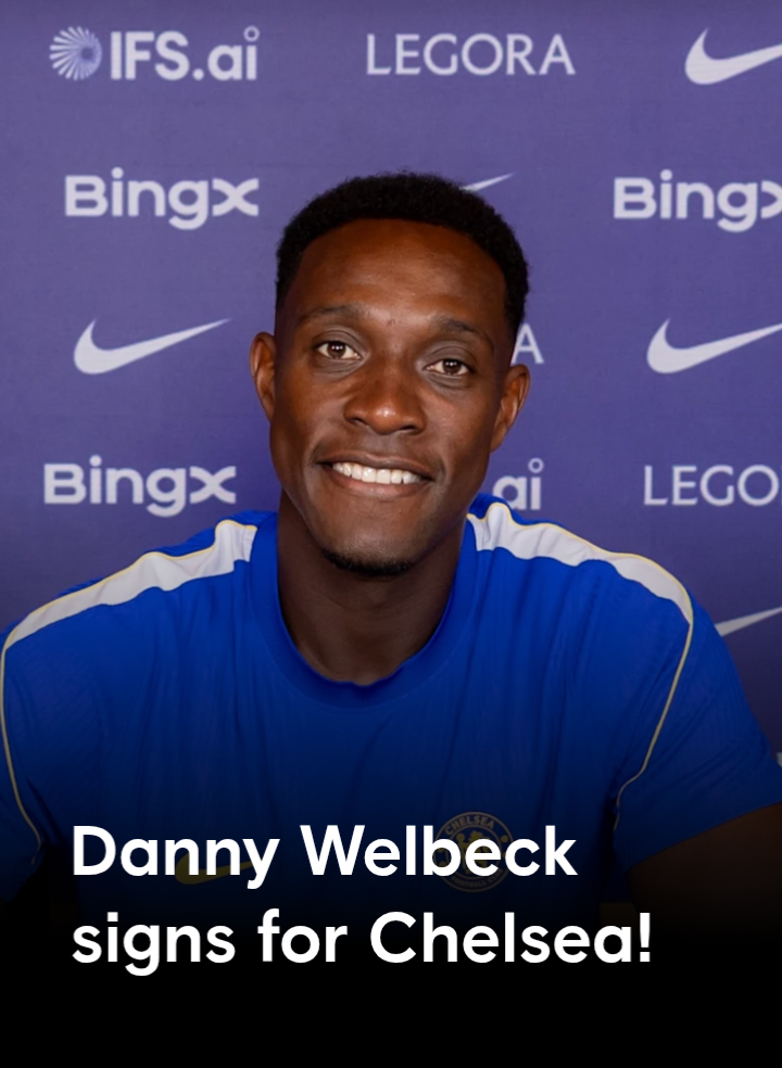 TRANSFER GIST
Chelsea is delighted to announce the signing of Danny Welbeck from Premier League sid...
