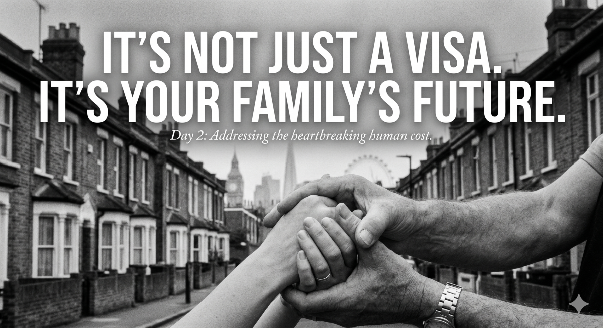 Today, we aren't talking about "Visas." We are talking about Lives.
Yesterday, I spoke about the pan...
