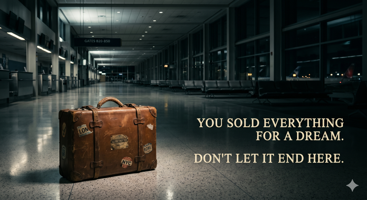 THE SACRIFICE!
They don’t see the "Everything" you gave up to be here.
To the world, you are just...