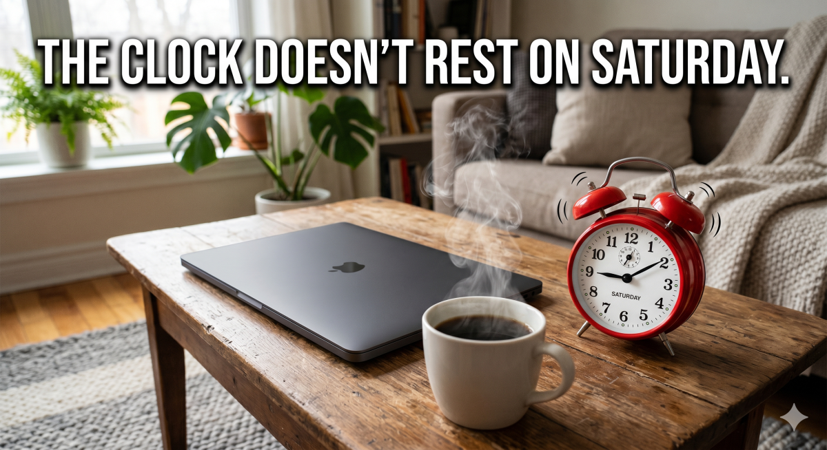 The Home Office Doesn’t Take the Weekend Off!
It is Saturday. The offices are closed, the streets a...