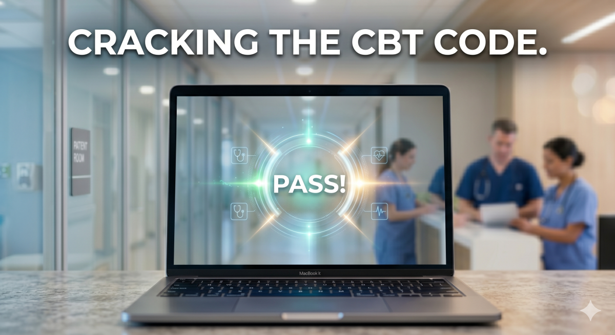 You didn't fail the CBT because you're a bad nurse.
You failed it because nobody taught you how th...