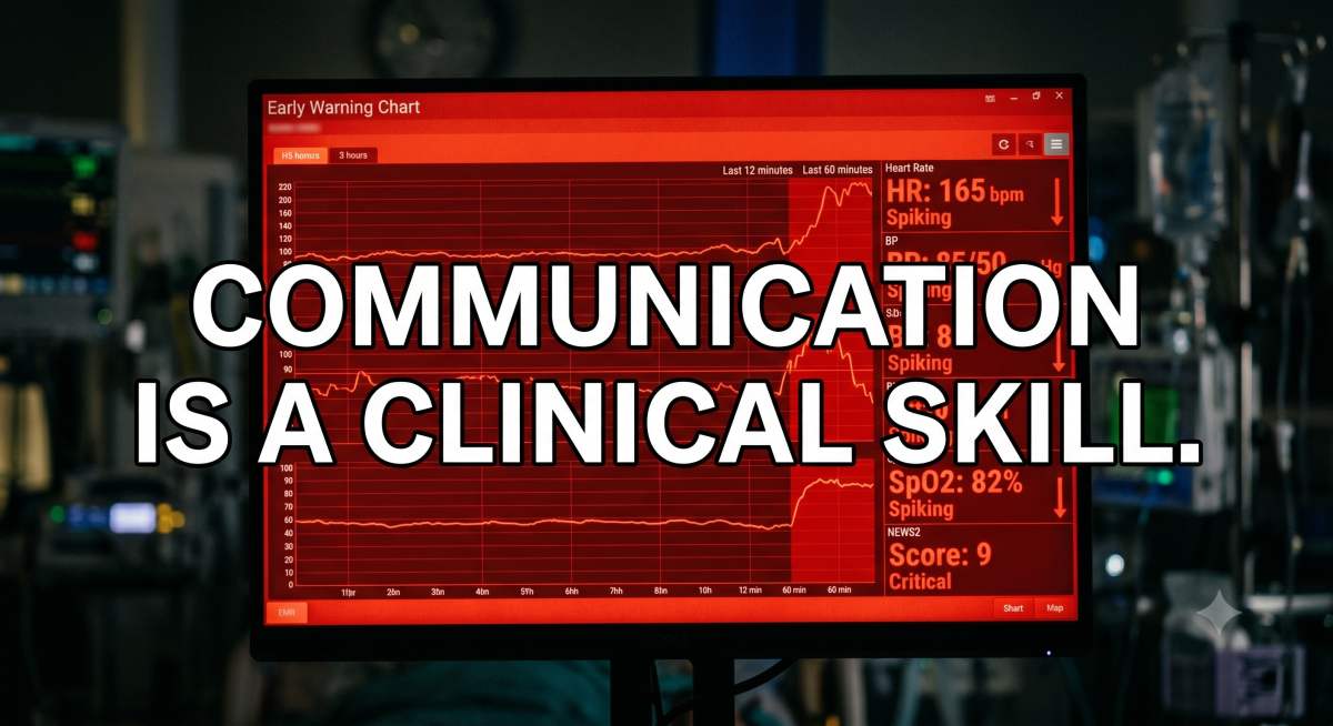 She calculated the NEWS2 score correctly!
She identified patient deterioration.
She escalated —...