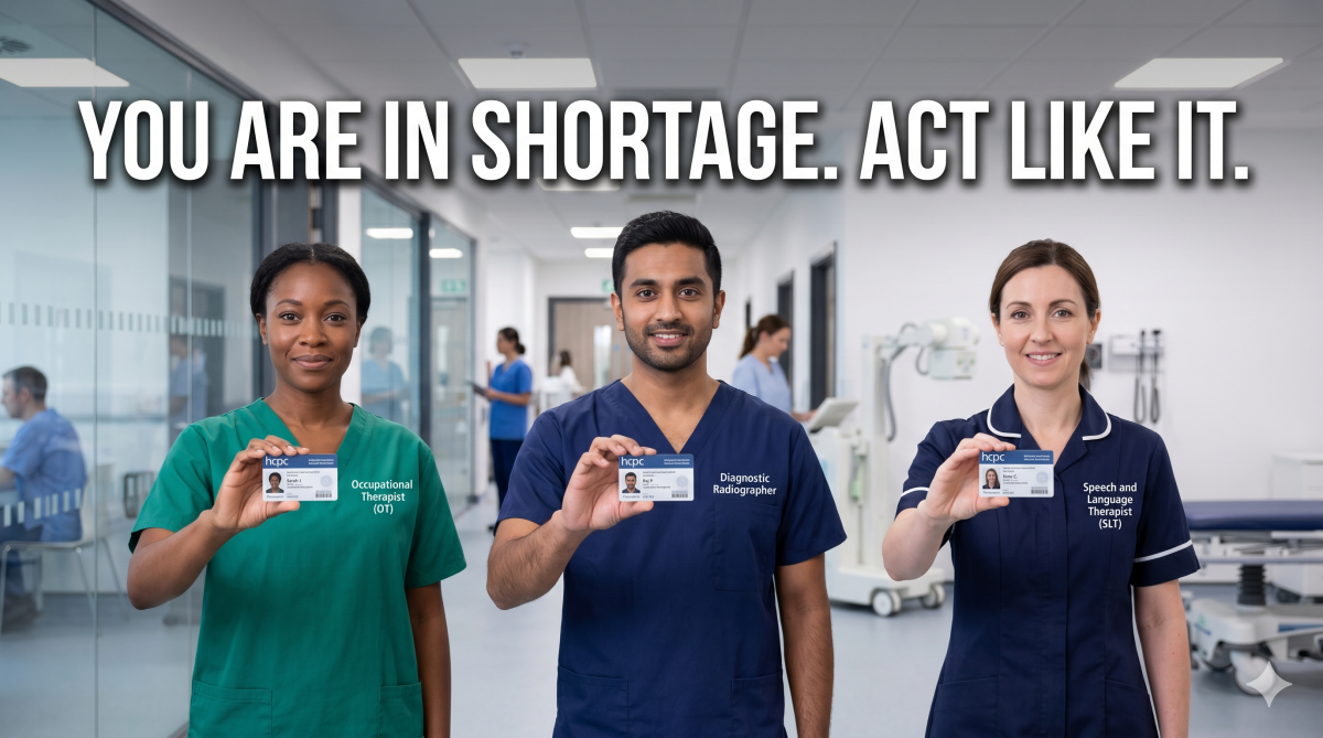 Occupational therapists are in shortage. Radiographers are in shortage. Speech and language therapis...