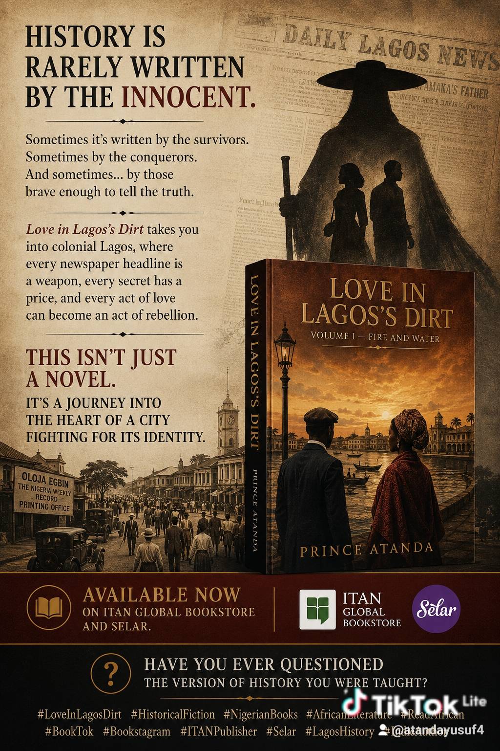 TUESDAY | HISTORY HAS TWO SIDES

History is rarely written by the innocent.

Sometimes it's written...