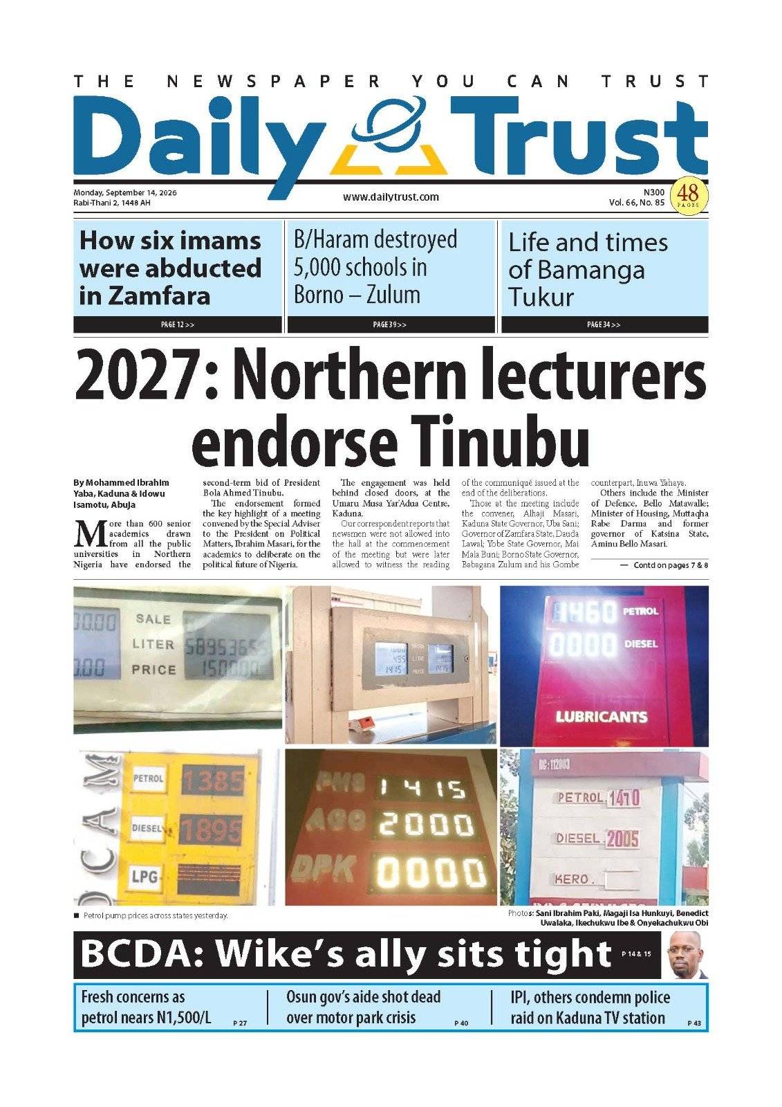 If 600+ lecturers endorsed Tinubu’s 2027 bid, publish their names and institutions. INEC must ensure...