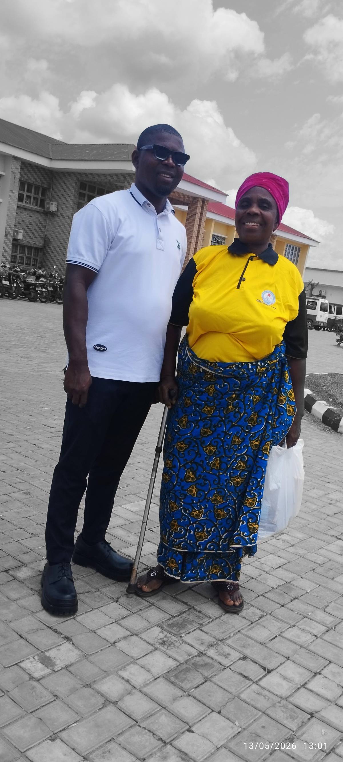 With my mom as she visited my office today