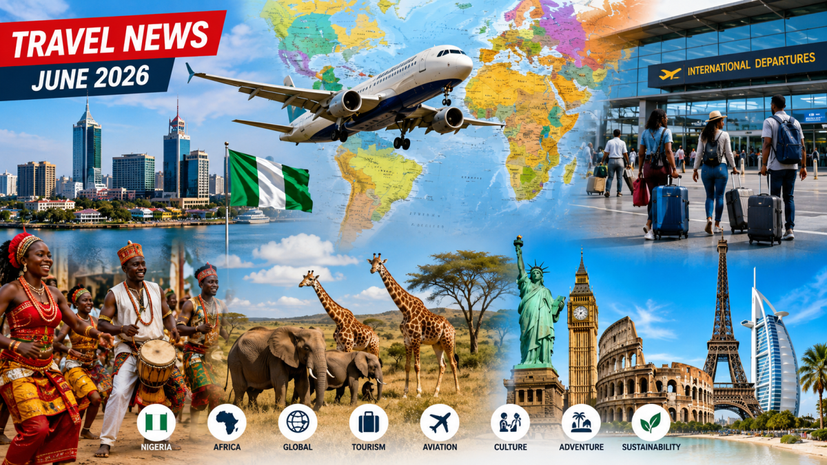 ๐ Travel News June 2026 is LIVE!
Discover the biggest tourism stories from Nigeria, Africa & aroun...
