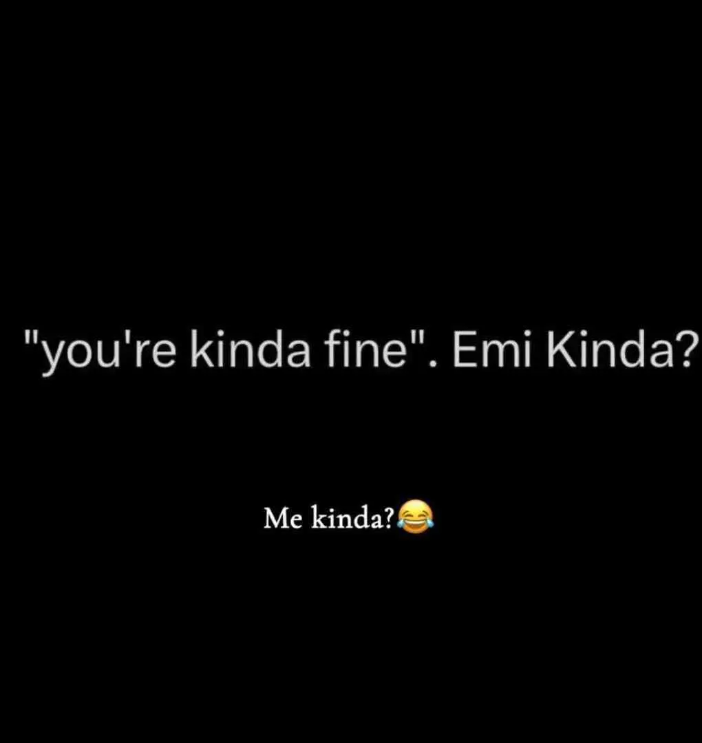 Emi kinda?... Bawo๐
Mo fine baje ๐๐