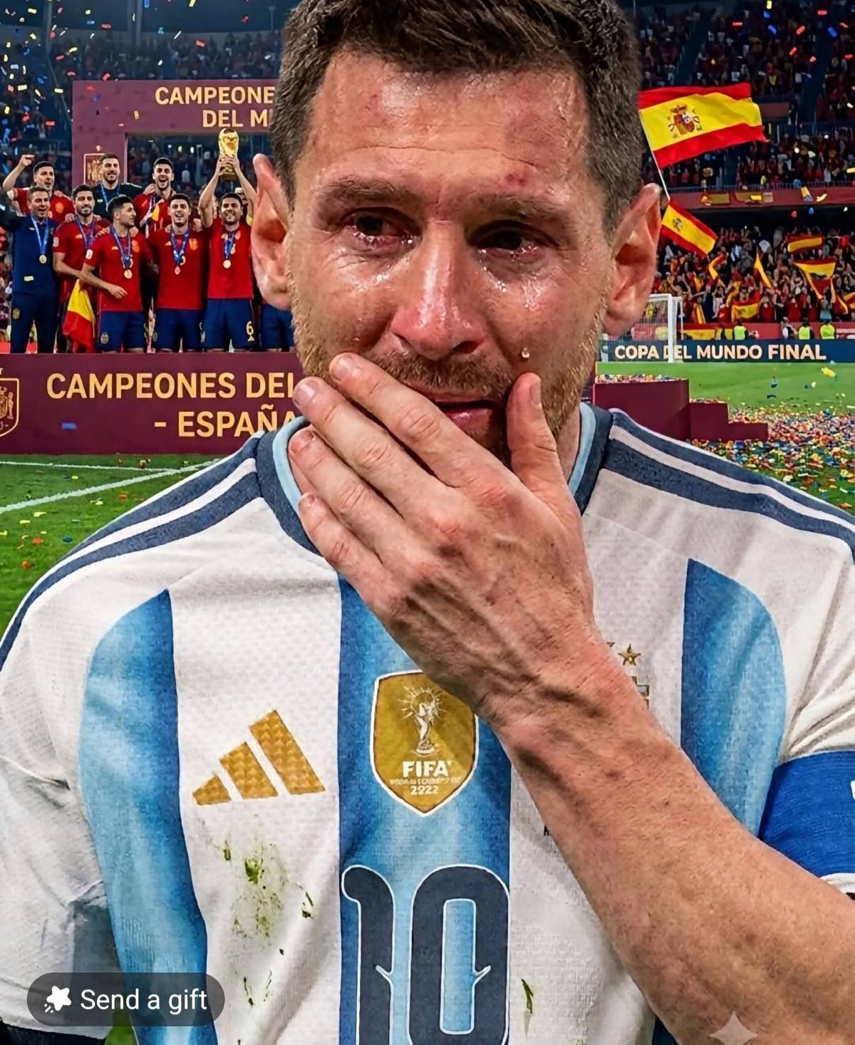 You have done your best in the world of football.  I shared your emotions my legend,  keep heart.