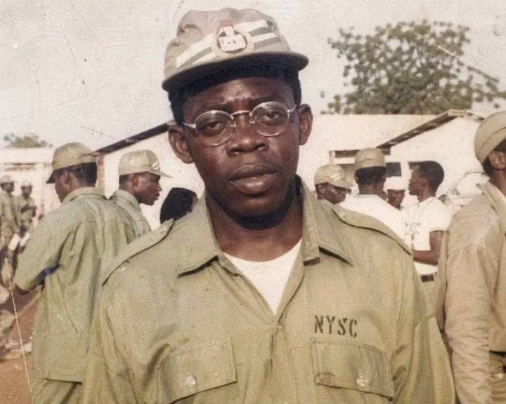 Did I just see Tinubu in NYSC uniform. If true what year