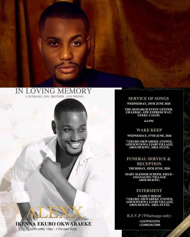 JUST IN: Family Announces Alexx Ekubo's Funeral Arrangements