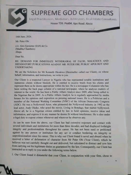Kenneth Okonkwo and his lawyers are very funny😂🤣. On one hand they said Kenneth Okonkwo is under l...