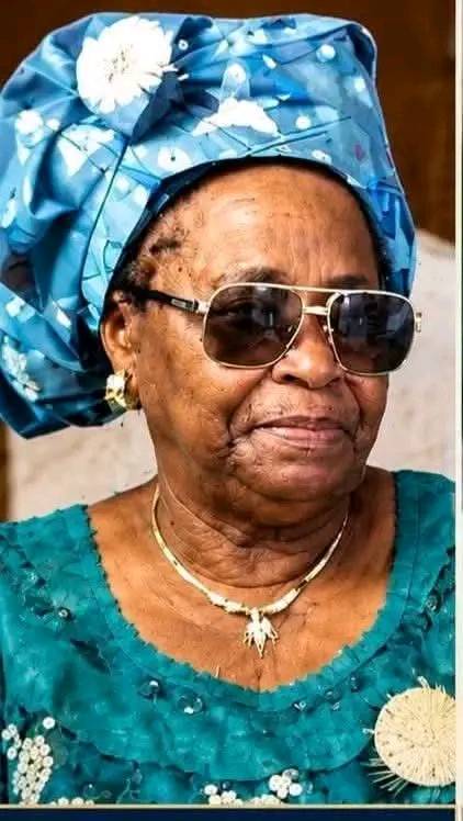 This is Davido’s grandmother, Mrs. Nnenna Esther Adeleke (née Akpara), the first & only woman in Nig...