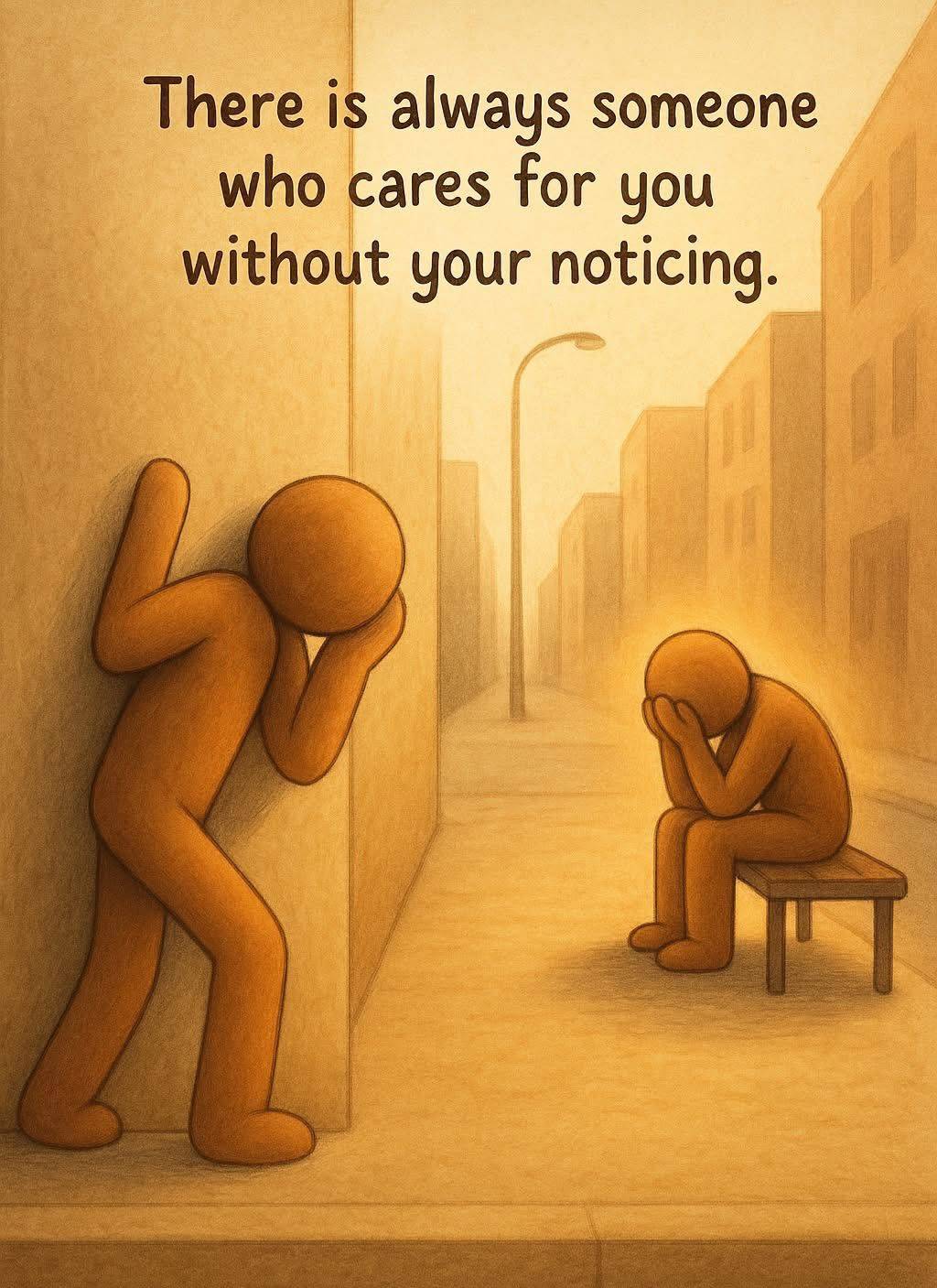 Cheer up
You're very dear to someone.