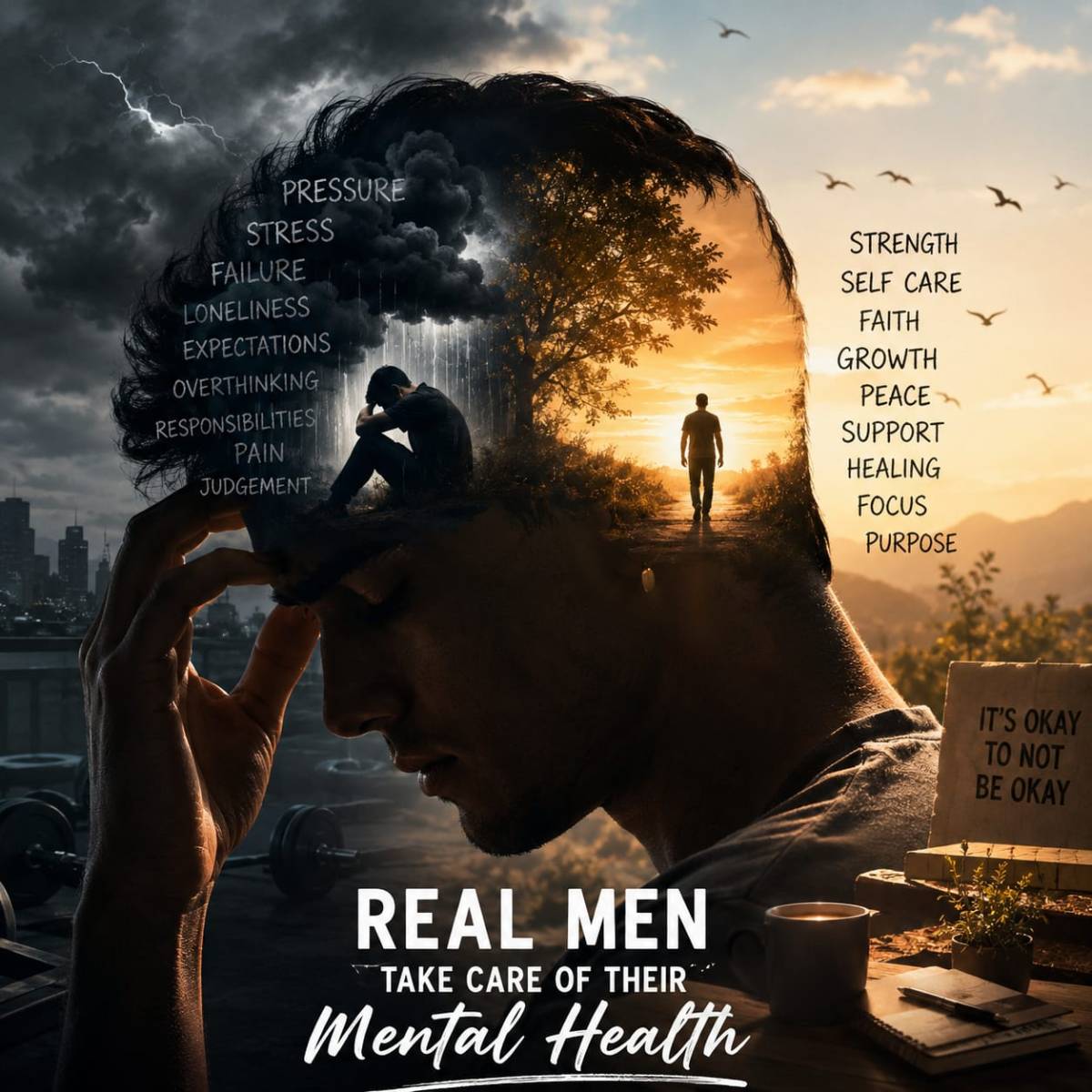 Happy World Men's Mental Health Month, my brother.

Today, I celebrate you for being a real man—one...