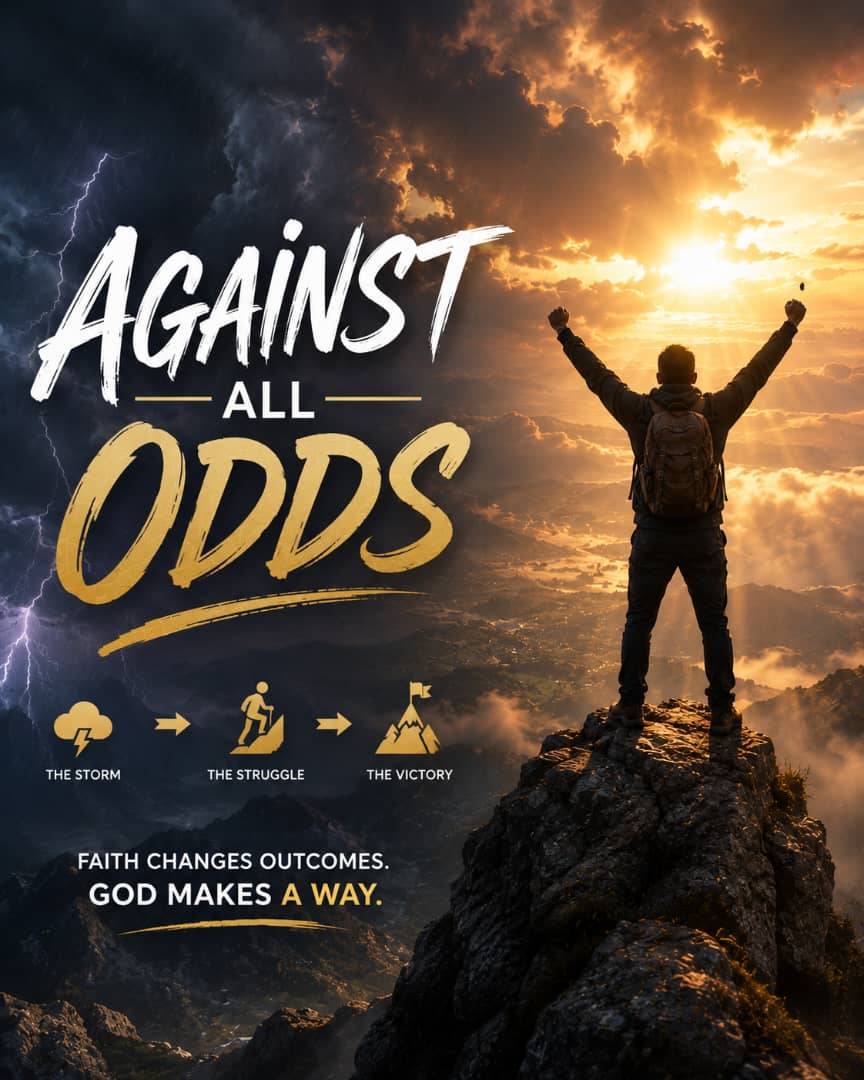 _*Against All Odds*_
#MeaningfulMorning® #1MinuteDevotional®
#Possibilities
📖 *“Who against hope b...