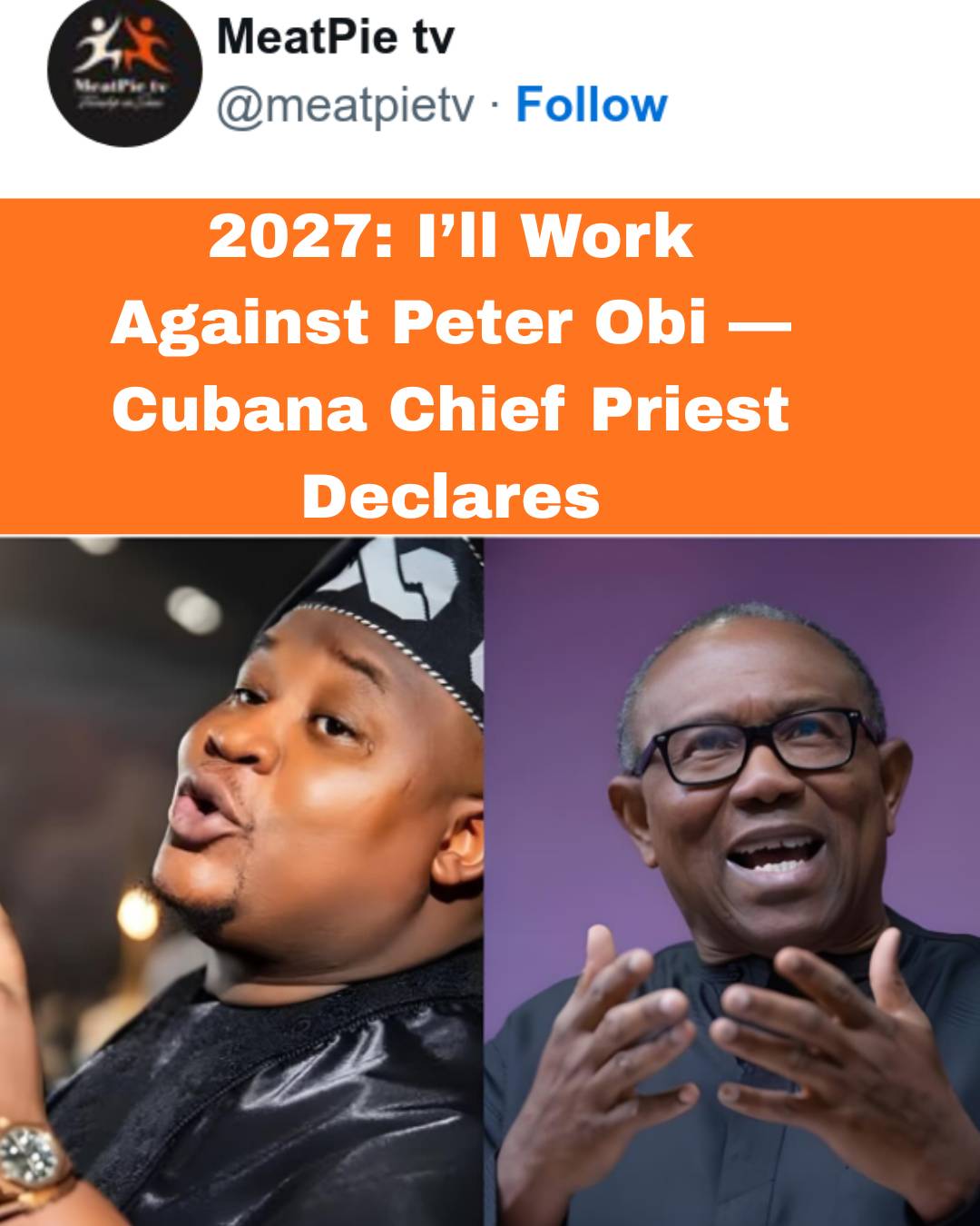 Celebrity socialite and businessman Pascal Okechukwu, popularly known as Cubana Chief Priest, has an...