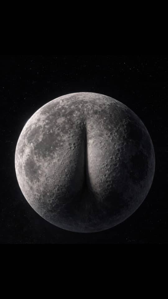 Picture ๐ผ๏ธ of the back of the moon ๐๐ as reported by NASA