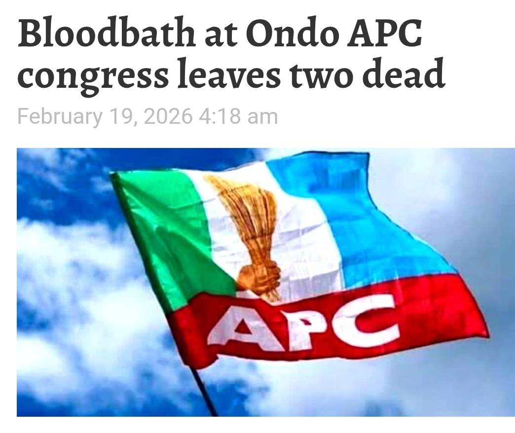 Politically Party Rascality - ONDO APC
This is one too many! How can a ruling party slope into this...