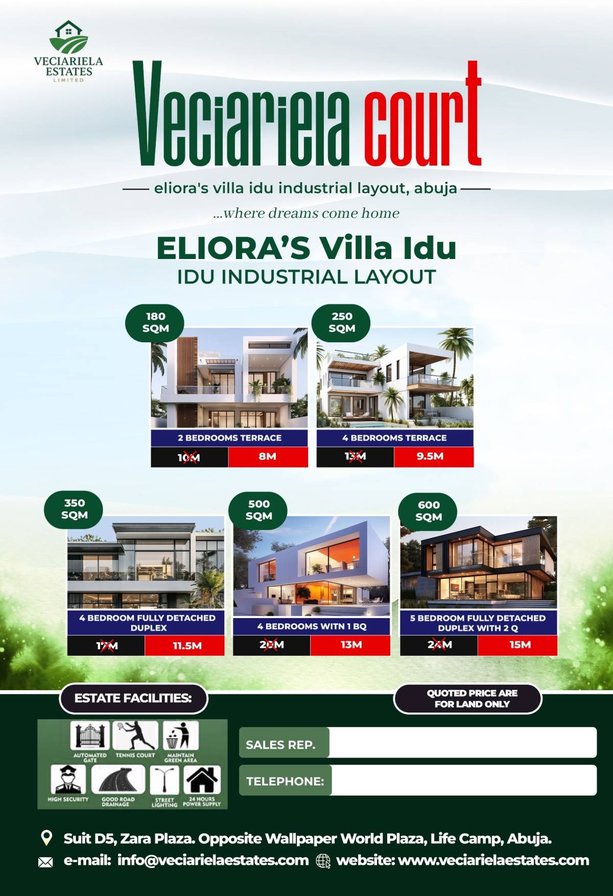 CHEAP, AFFORDABLE & CREDIBLE LAND FOR SALE IN ABUJA.
☆Flexible payment arrangements available.