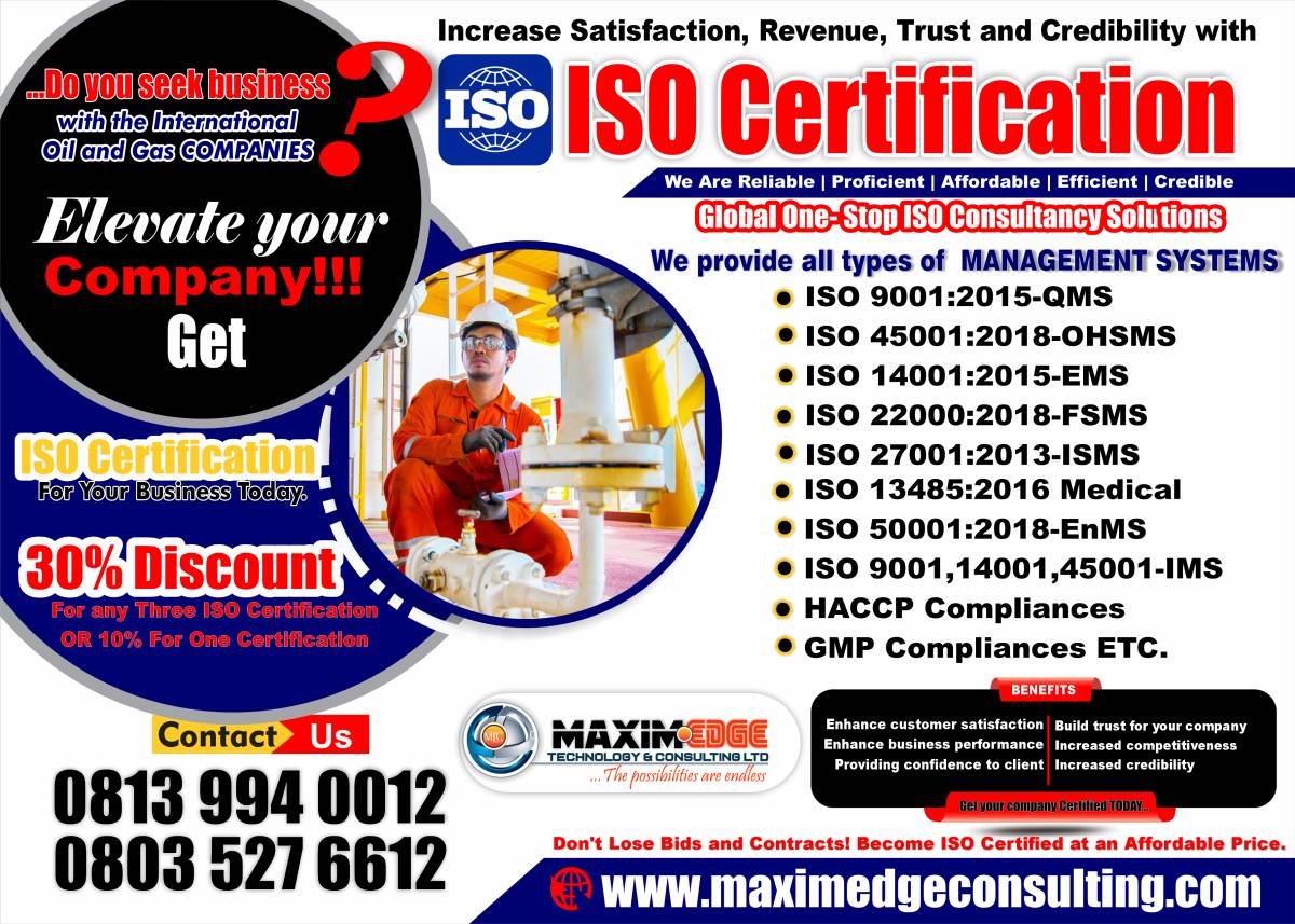 Don't Lose Bids and Contracts! Become ISO Certified at an Affordable Price.
Unlock Growth & Win More...