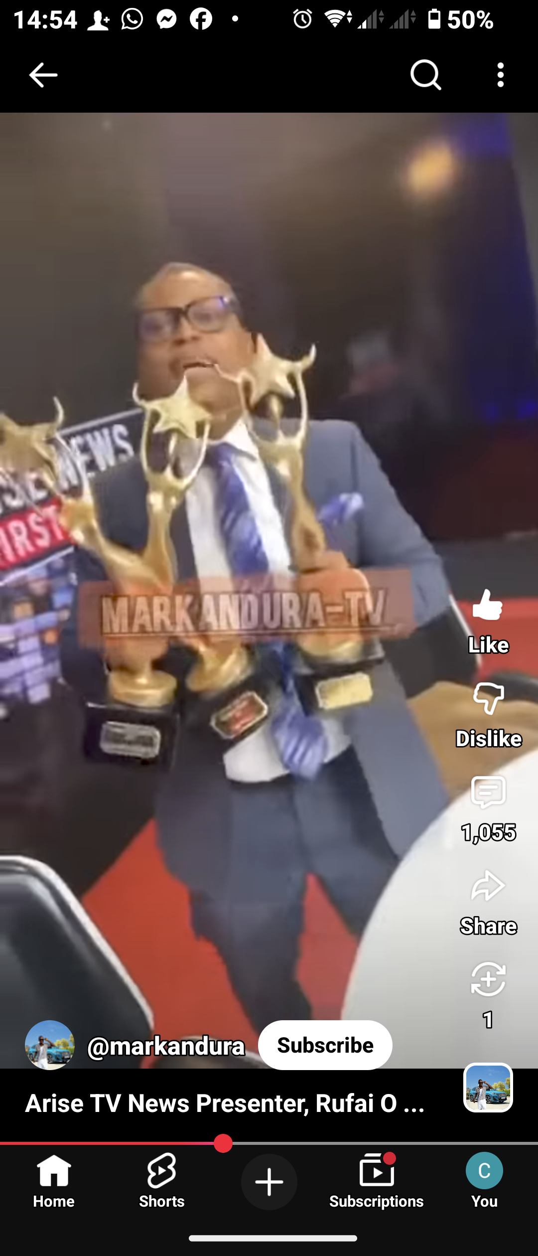 Congratulations to Entire team of Arise TV Station .our outstanding global TV station.πͺπͺβ€οΈβ€οΈβοΈβοΈ...