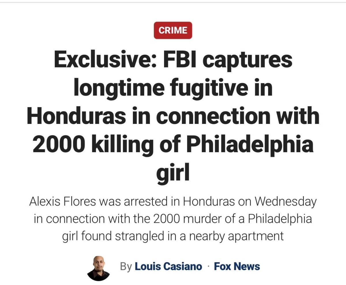 After more than 25 years on the run, this arrest proves time and distance do not shield violent offe...