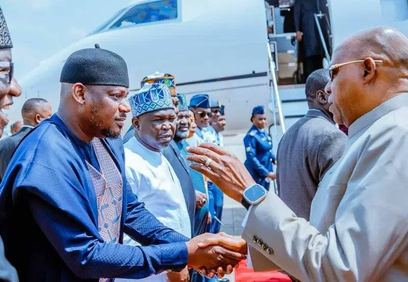 BREAKING: Vice-President Kashim Shettima today departed Abuja for Addis Ababa, Ethiopia, to represen...