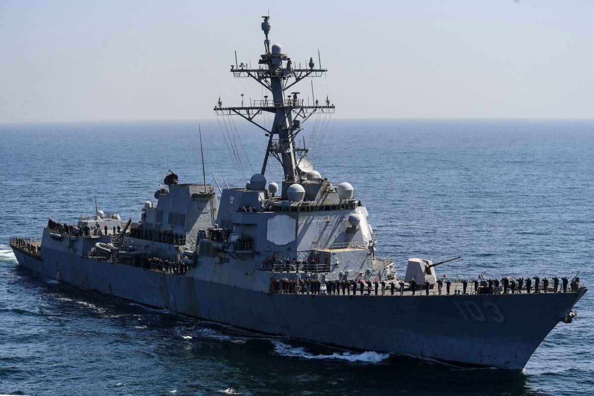 BREAKING: US Navy destroyer and supply ship collide in Caribbean Sea, injuring two sailors, US South...