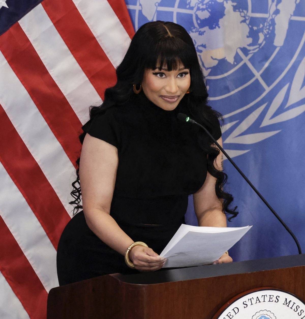 Nicki Minaj announces she is stepping away from music to focus on a future in politics:
“We serious...