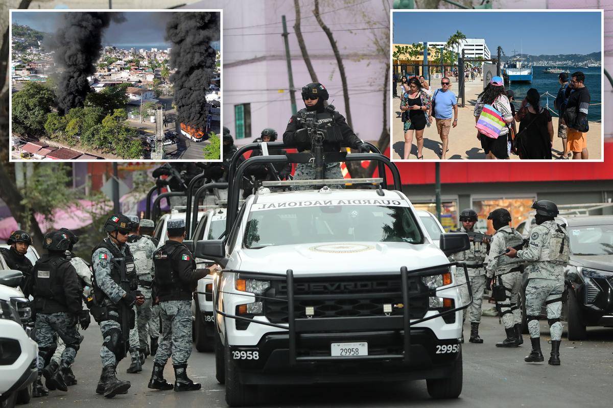 Deadly violence in Mexico spreads after cartel boss killed - as Americans warned to shelter in place...