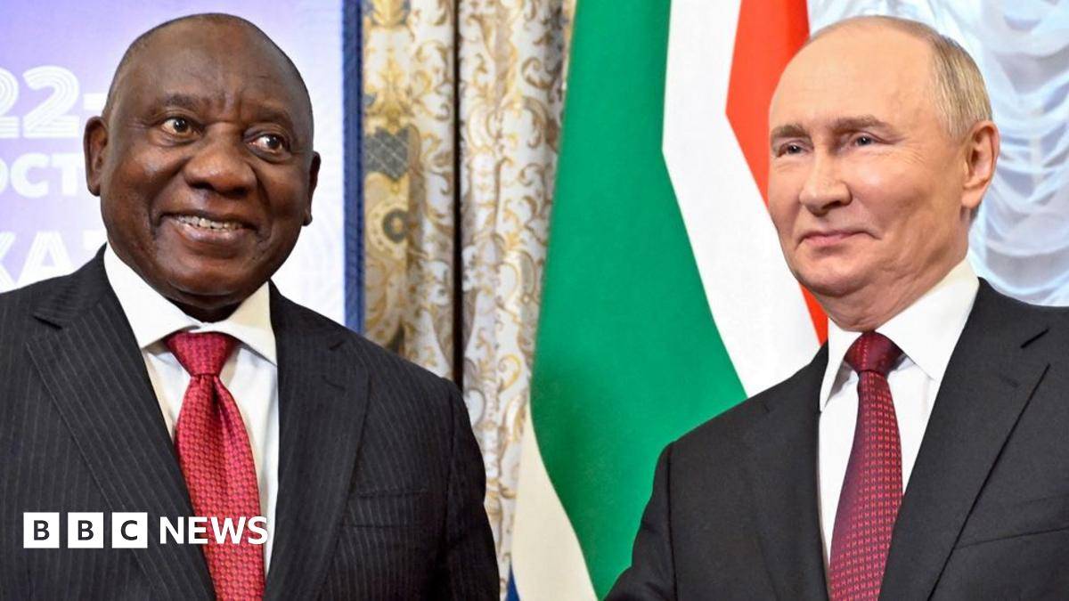 South Africa's President Cyril Ramaphosa has thanked his Russian counterpart Vladimir Putin for help...