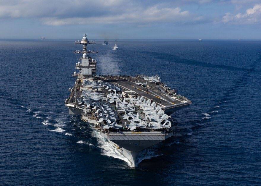 JUST IN: 🇺🇸🇮🇱 USS Gerald R. Ford arrives to Israel.