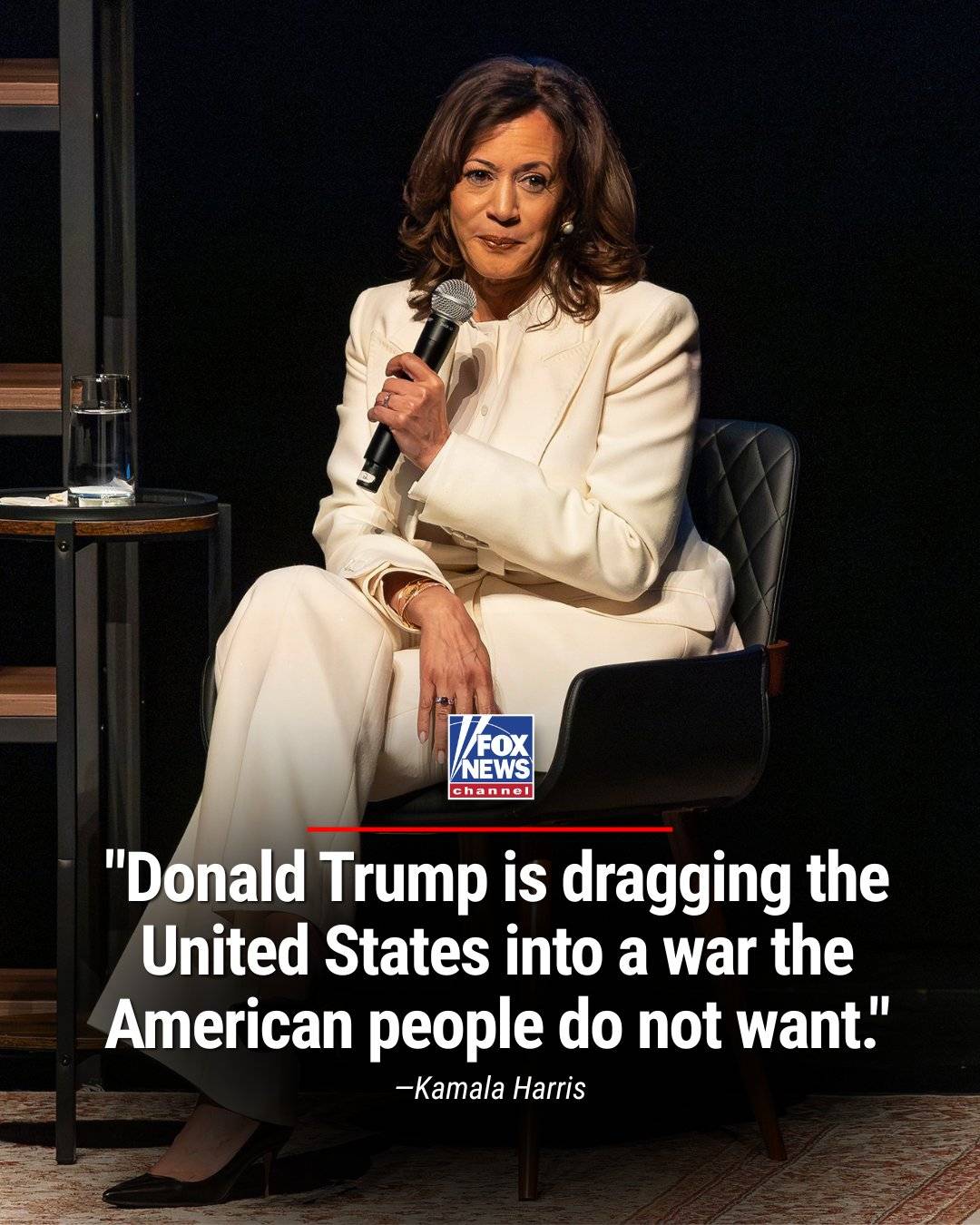 NEW: Former VP Harris does not approve of President Trump's decision to attack Iran along with Israe...