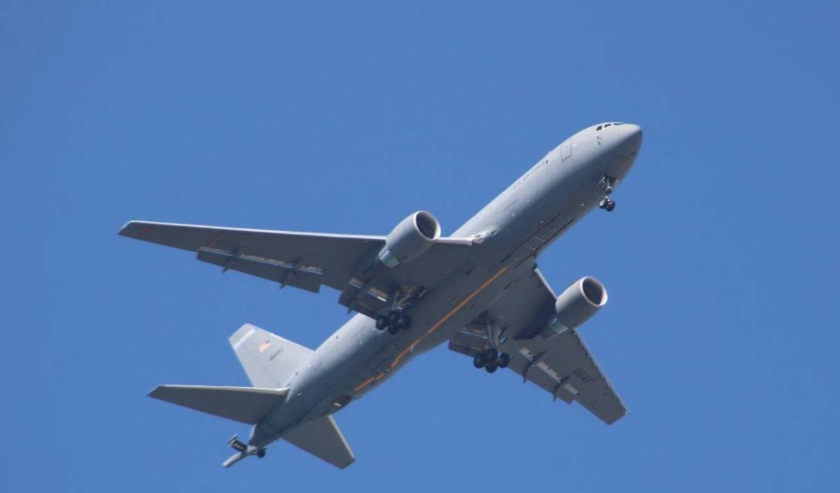 Several U.S. Air Force refueling aircraft were spotted departing from Ben Gurion Airport in Israel....