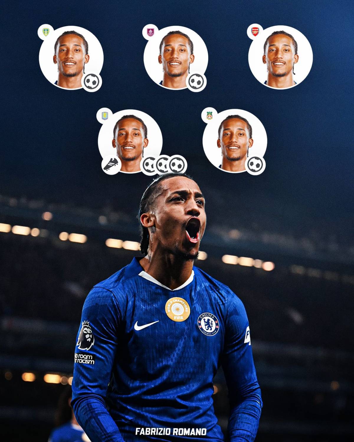 🔵🇧🇷 6 goals, 1 assists in the last 5 games for Chelsea striker João Pedro.
“I’d not swap him with...