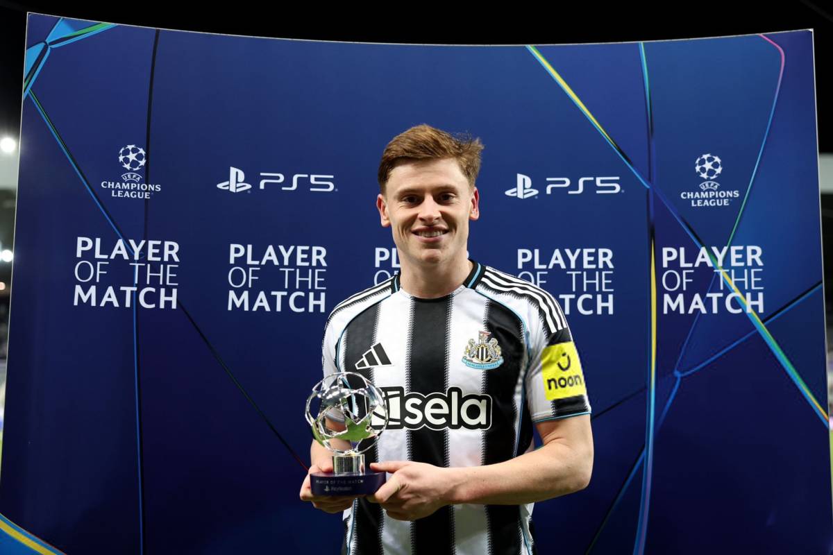 ⚪️⚫️⭐️ Harvey Barnes, UEFA Man of the Match for Newcastle-Barcelona.