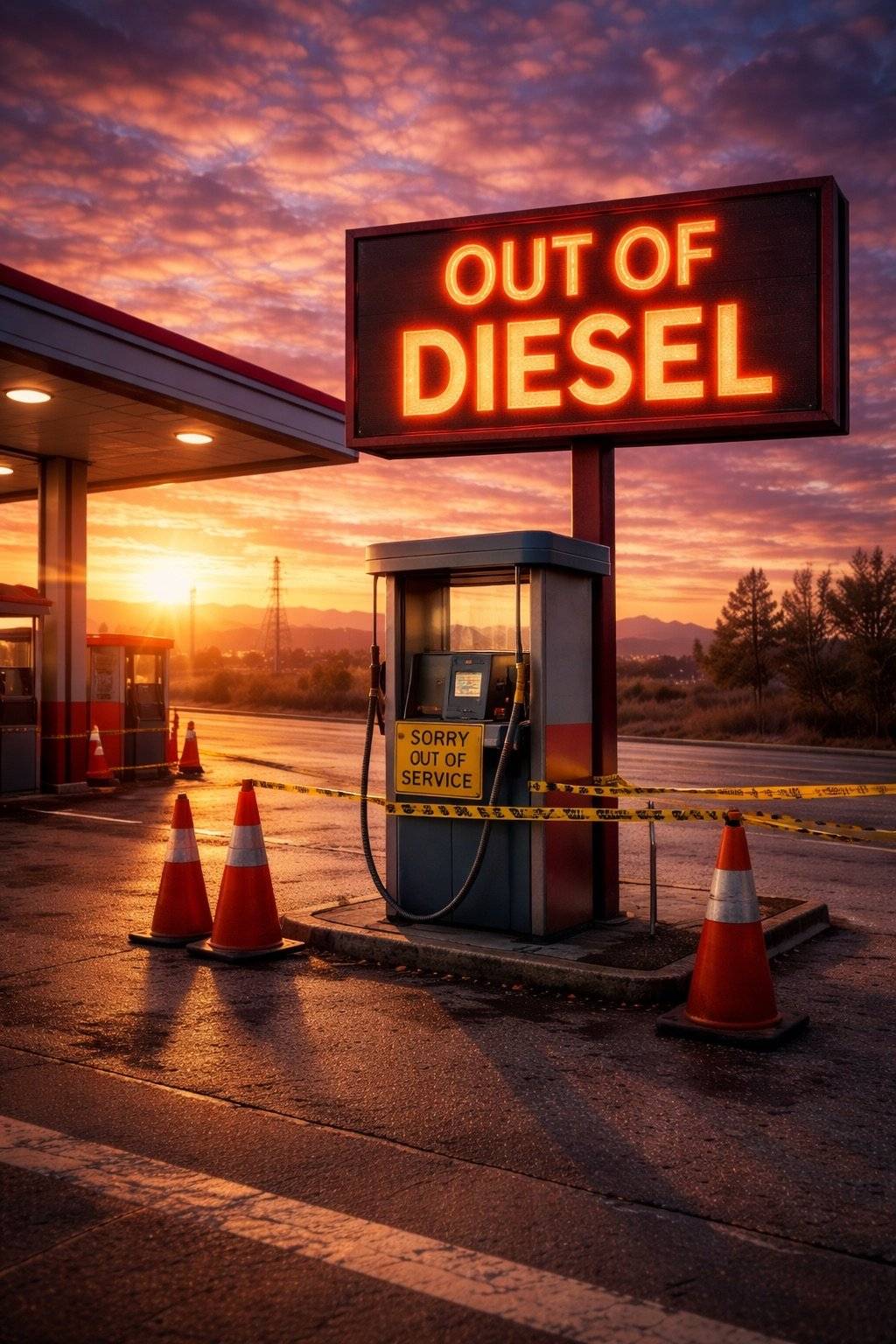 JUST IN: ๐ฆ๐บ Over 100 gas stations across New South Wales, Australia run out of diesel as panic buyin...